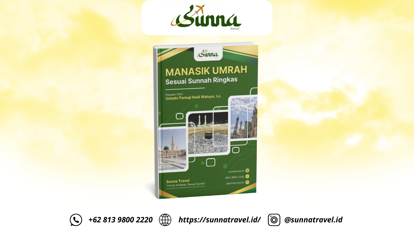 Buku panduan manasik umroh sesuai syariat Islam.