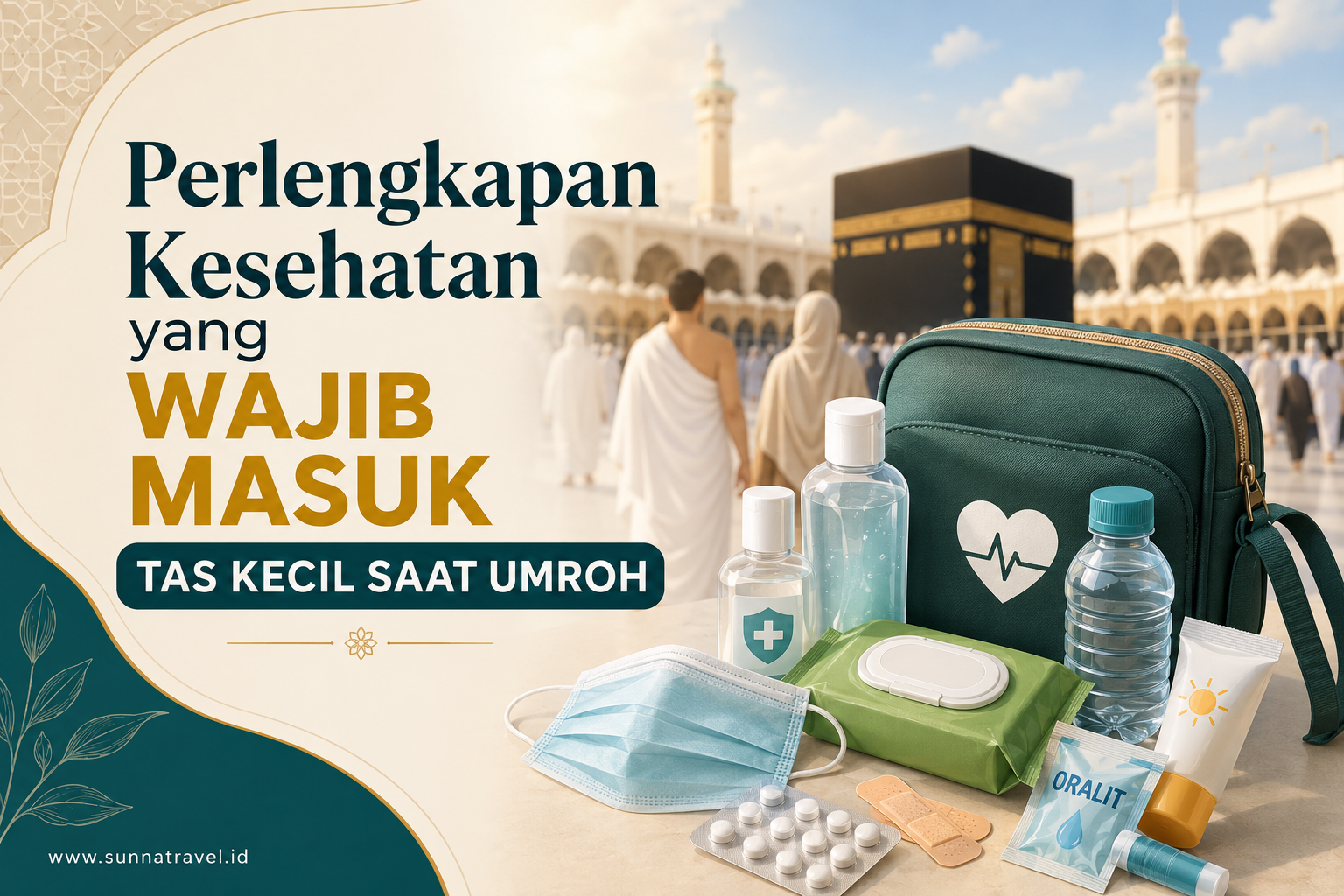 Perlengkapan Kesehatan yang Wajib Masuk Tas Kecil Saat Umroh