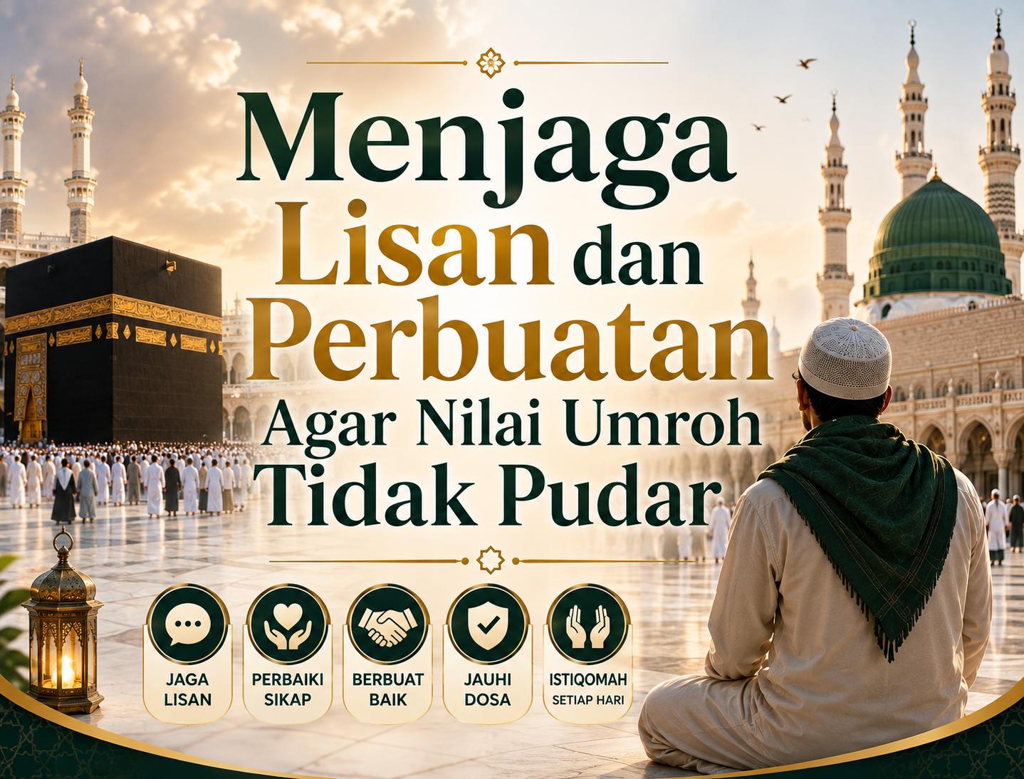 Menjaga Lisan dan Perbuatan Agar Nilai Umroh Tidak Pudar